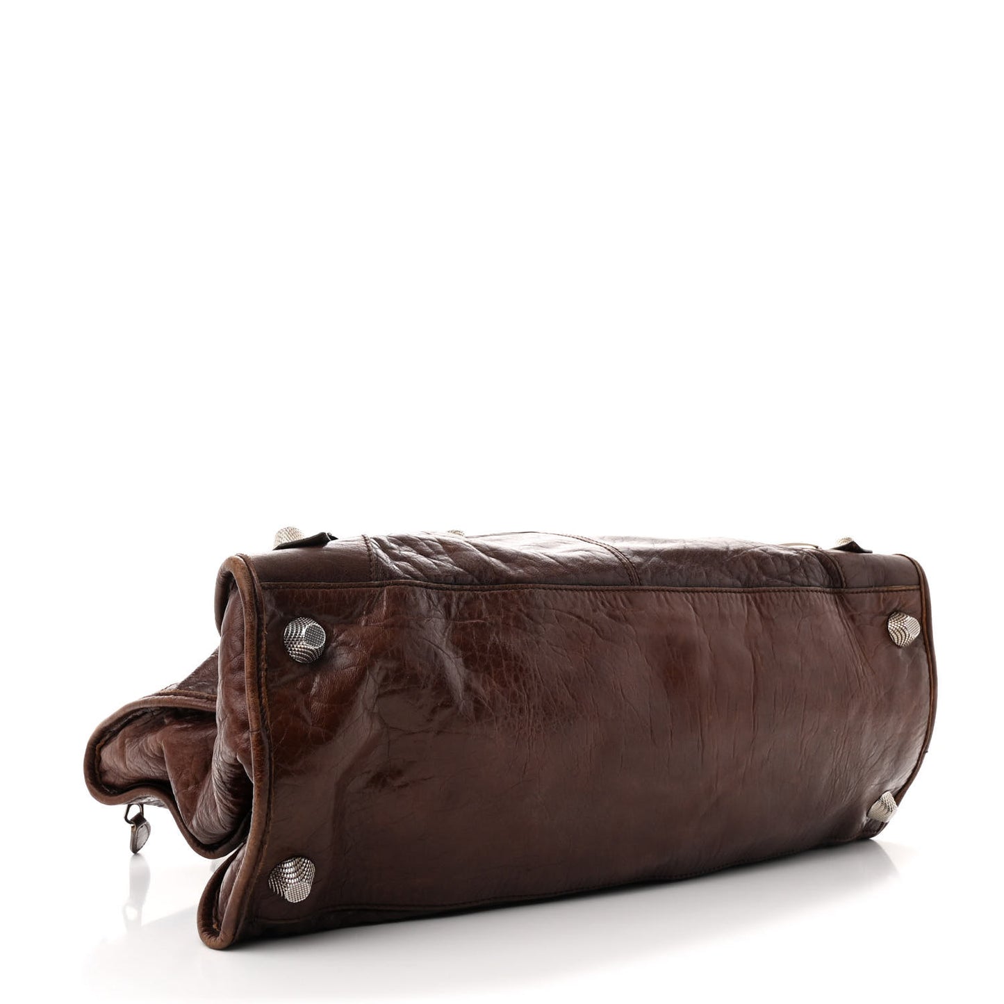 Agneau Giant 21 Silver Hardware Work Charbon