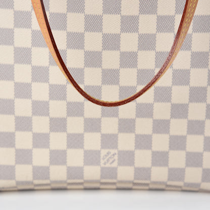 Louis Vuitton Damier Azur Neo Neverfull MM Rose Ballerine 14 of 17
