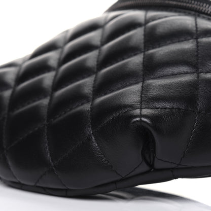 Chanel Calfskin Quilted Waist Belt Bag Black 10 of 11