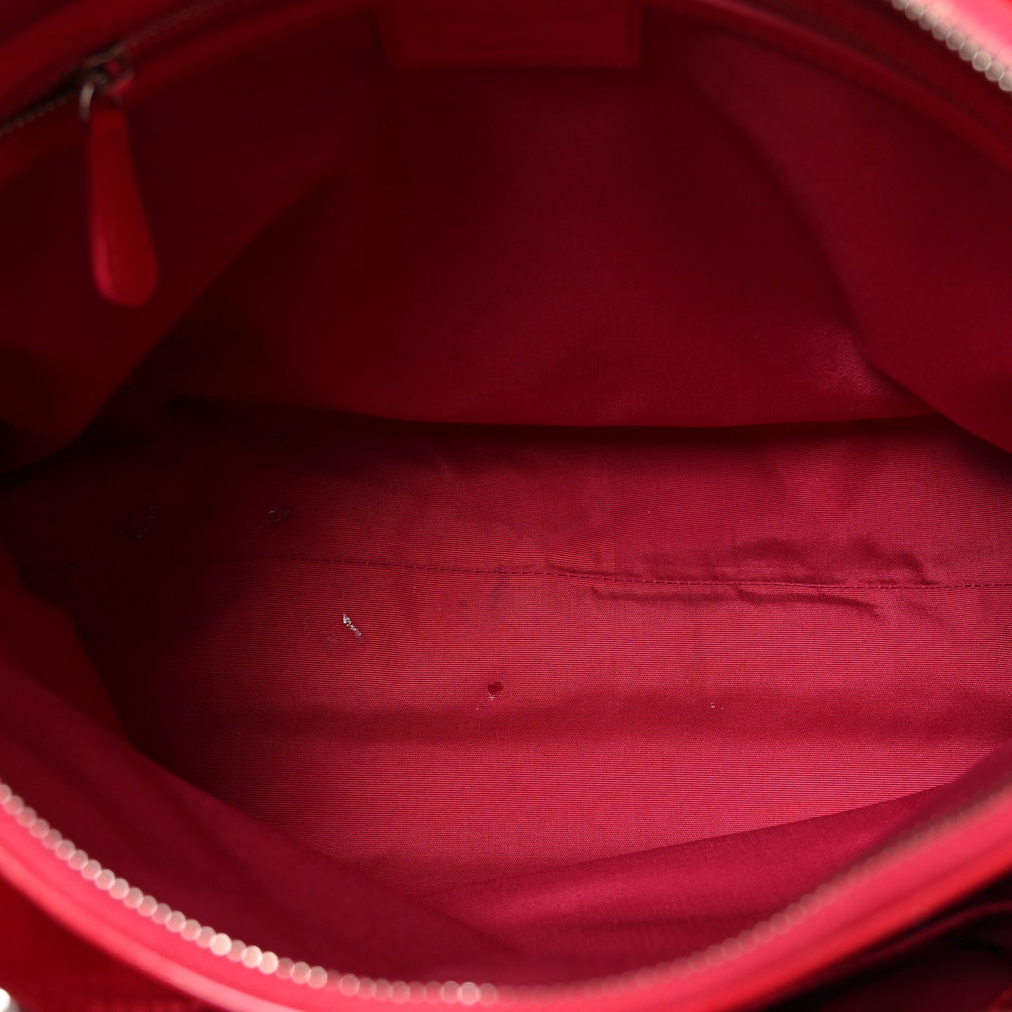 Patent Cannage Large Dior Soft Shopping Tote Red