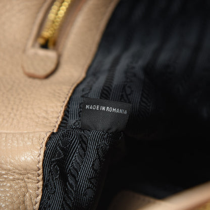Prada Vitello Phenix Satchel Cammeo 7 of 11