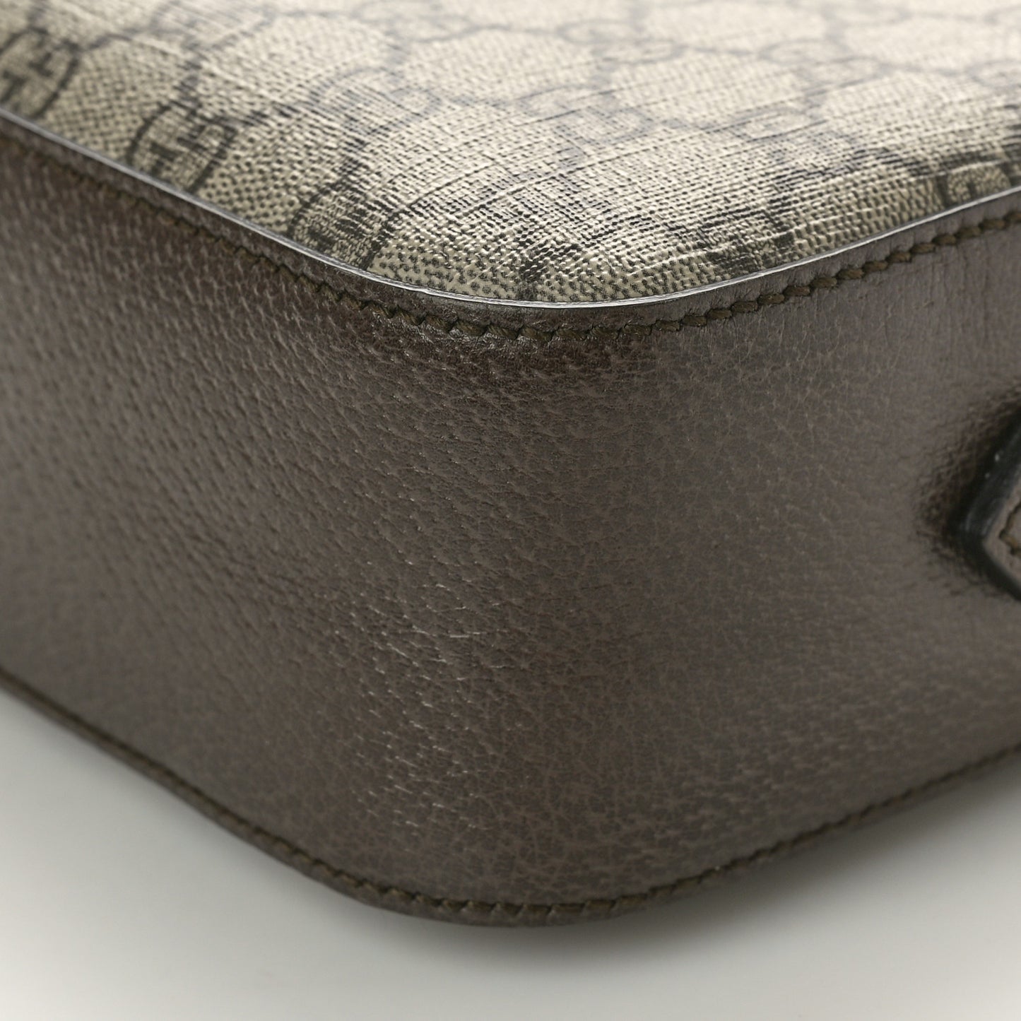GG Supreme Monogram Web Neo Vintage Shoulder Bag Beige New Acero Crop