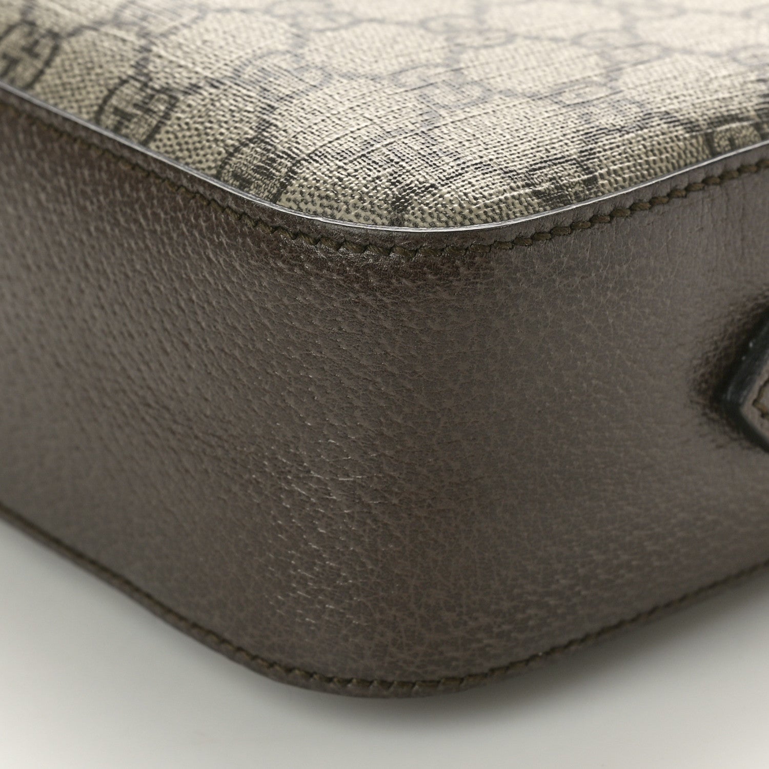 Gucci GG Supreme Monogram Web Neo Vintage Shoulder Bag Beige New Acero Crop 10 of 10