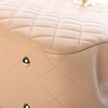 Chanel Caviar Quilted Large Classic Shopping Tote Light Beige 13 of 13