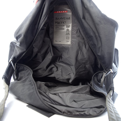 Prada Nylon Vela Sport Duffle Asfalto 4 of 8