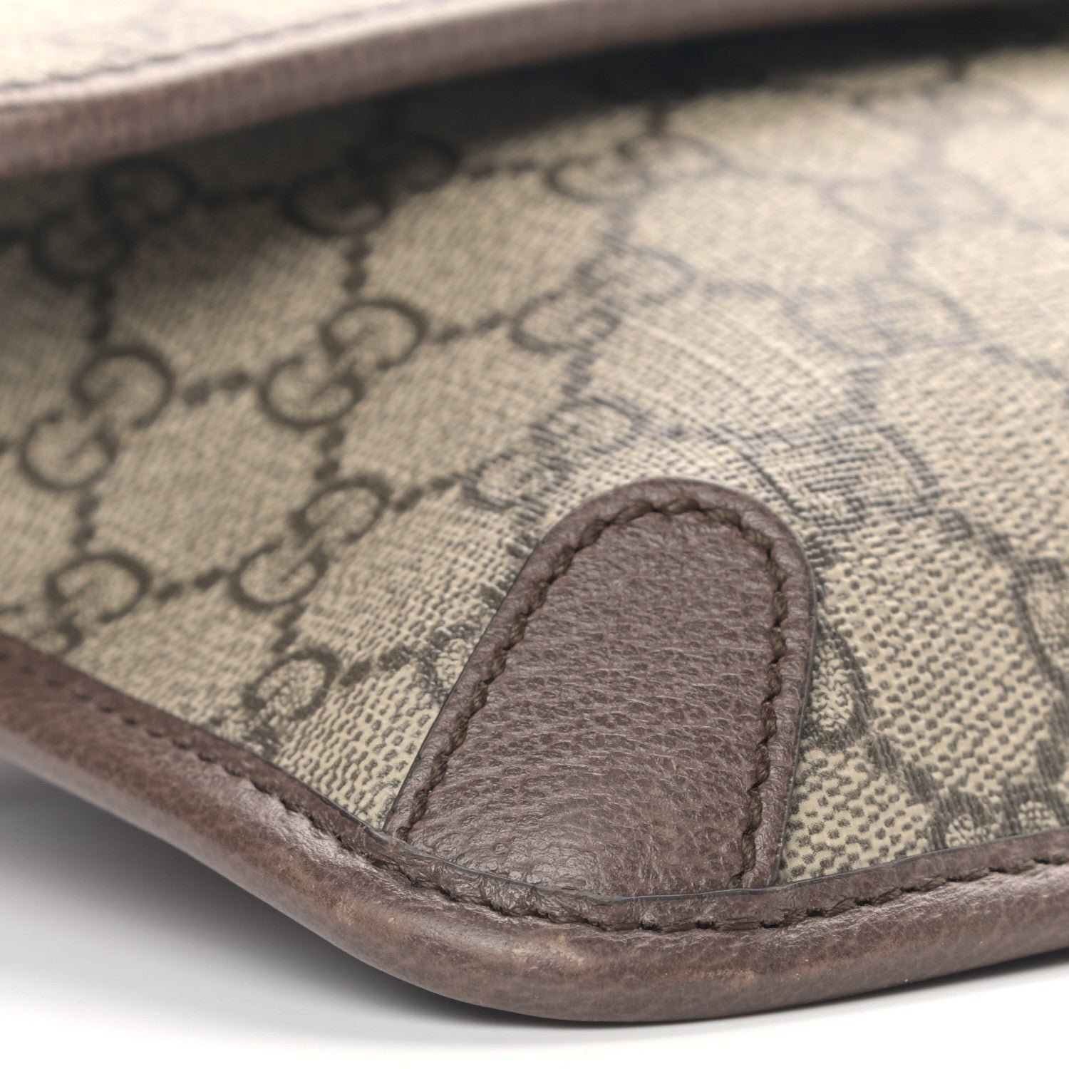 Gucci GG Supreme Monogram Neo Vintage Web Belt Bag Brown 8 of 9