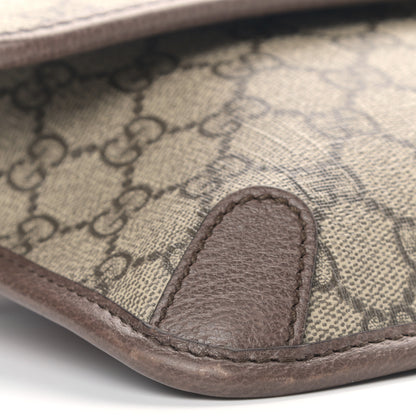 Gucci GG Supreme Monogram Neo Vintage Web Belt Bag Brown 8 of 9