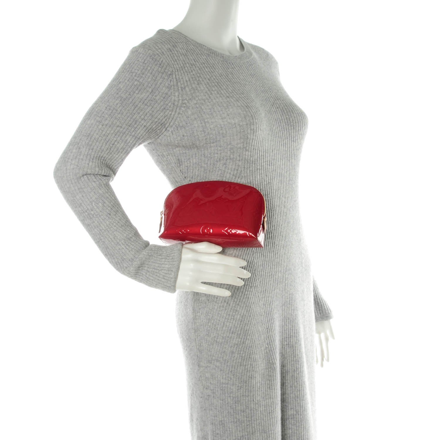 Louis Vuitton Vernis Cosmetic Pouch Pomme D'Amour 2 of 9