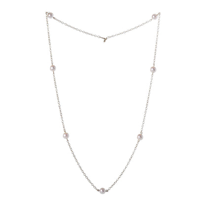 Tiffany 18K Yellow Gold Freshwater Pearl 5mm Elsa Peretti Pearls By The Yard Necklace 3 of 5