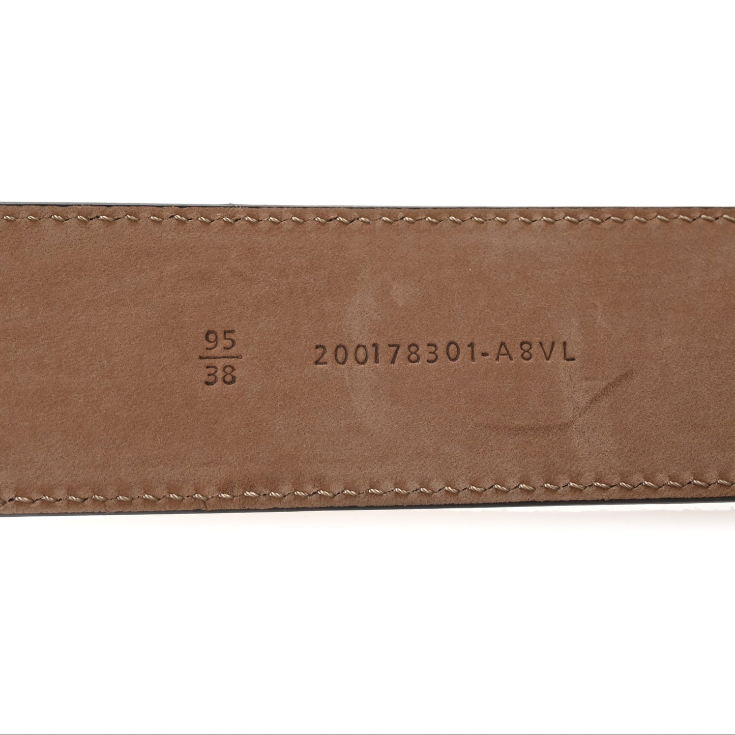 Snakeskin FF Belt 95 38 Brown Multicolor