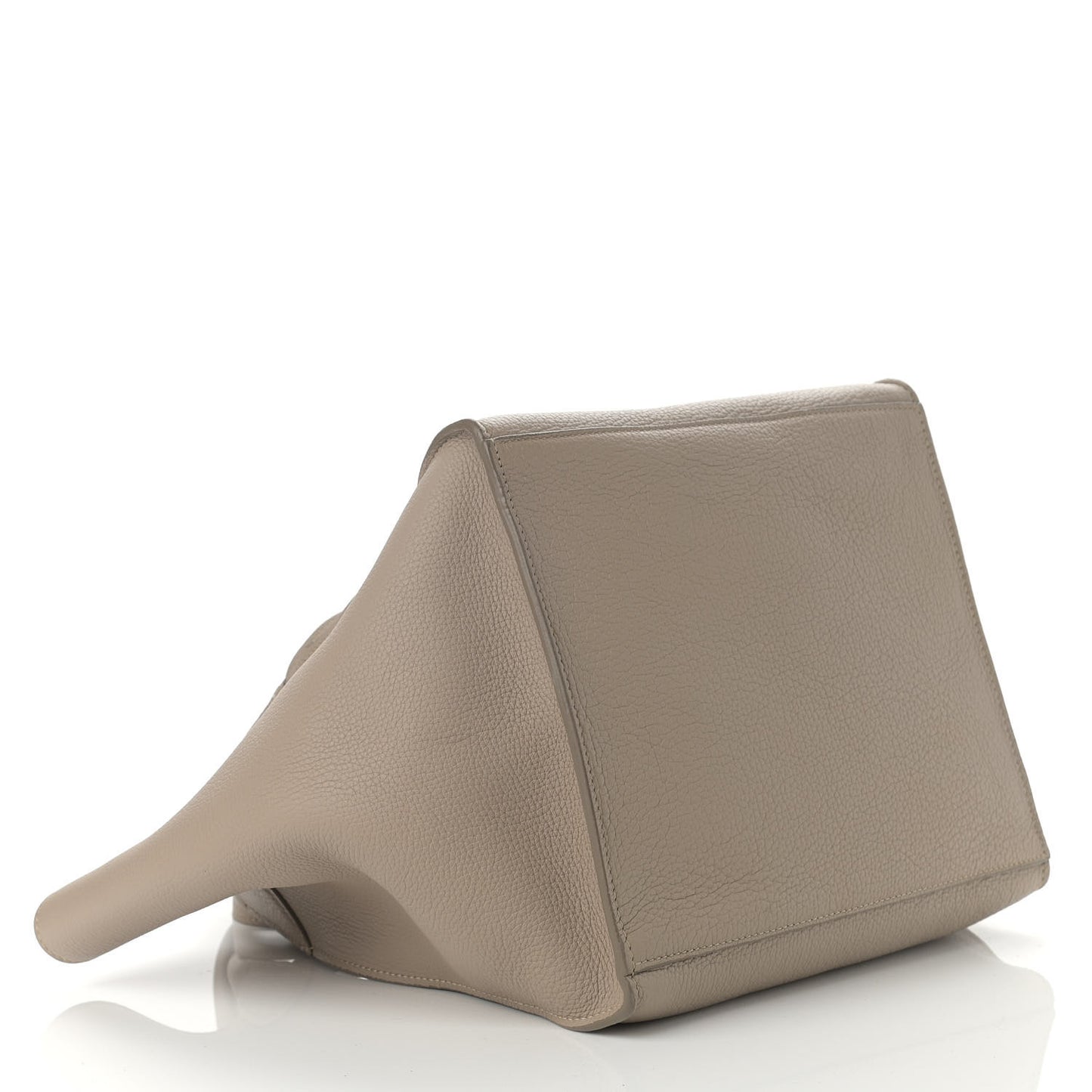 Supple Grained Calfskin Small Big Bag Light Taupe
