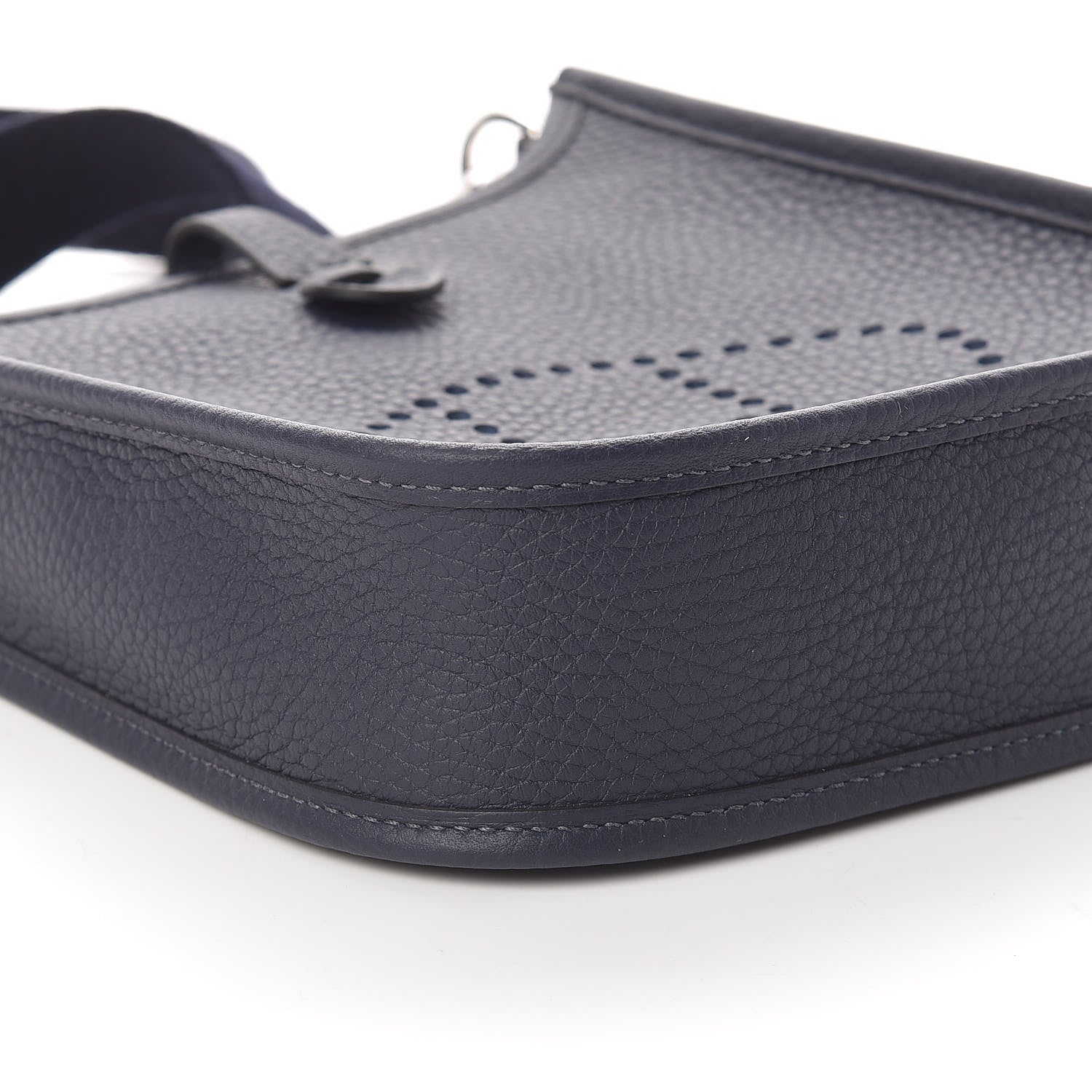 Hermes Taurillon Clemence Amazone Evelyne TPM Bleu Nuit Bleu Indigo 8 of 10