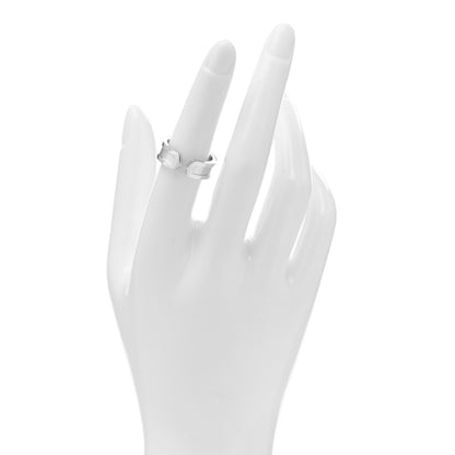 Cartier 18K White Gold 6.5mm C De Cartier Ring 53 6.5 2 of 4