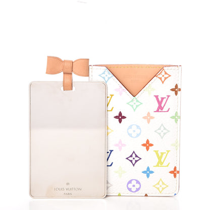 Louis Vuitton Monogram Multicolor Mirror and Case Pouch White 5 of 9