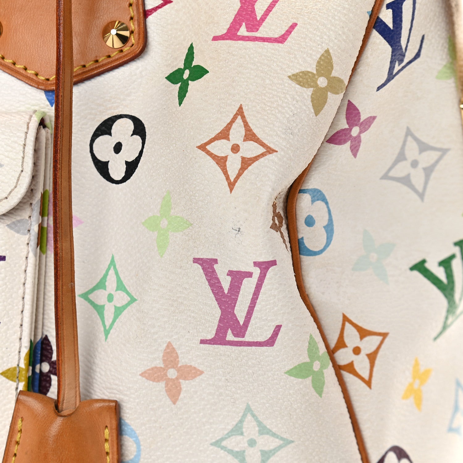 Louis Vuitton Monogram Multicolor Speedy 30 White 10 of 10