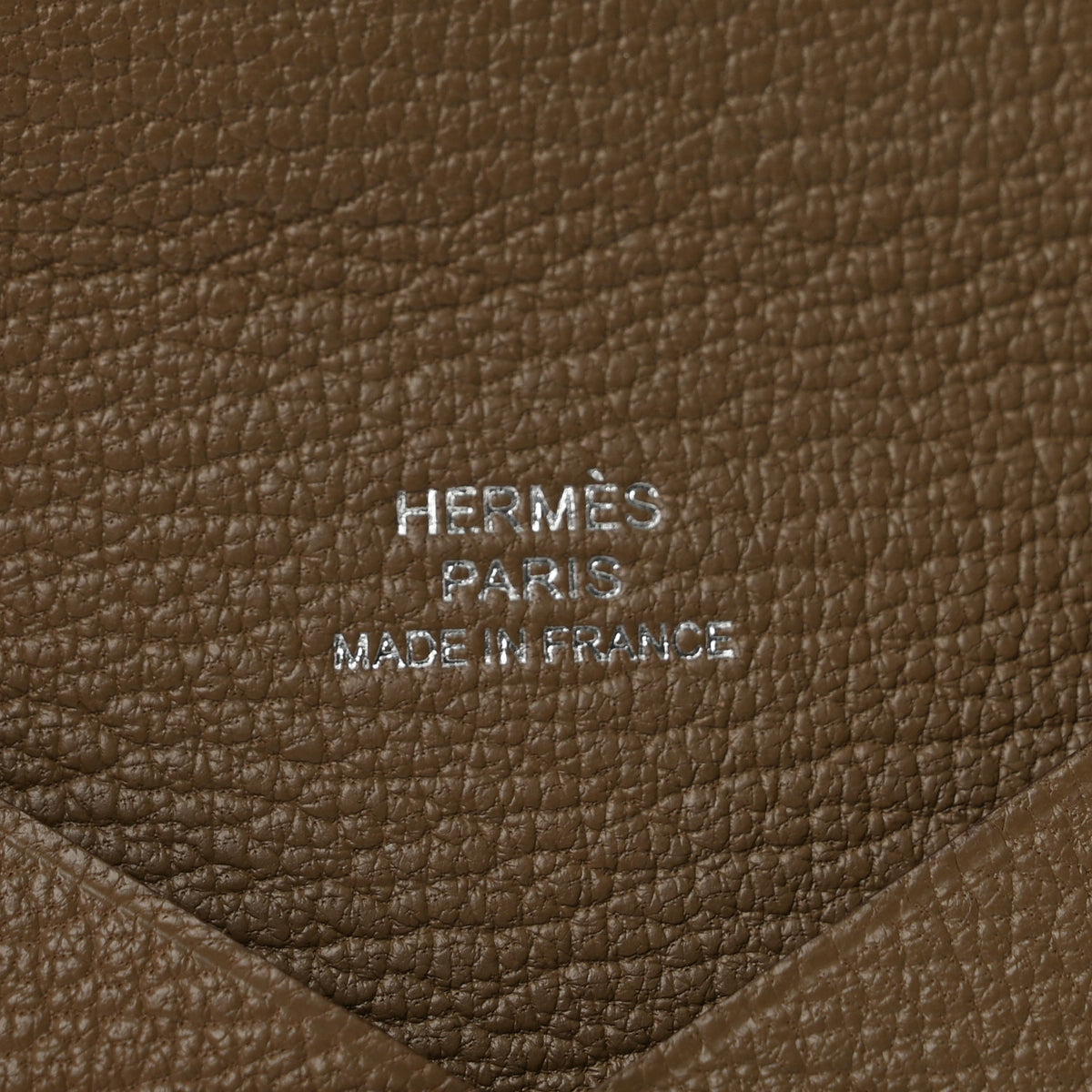 Chevre Mysore Calvi Card Case Etoupe