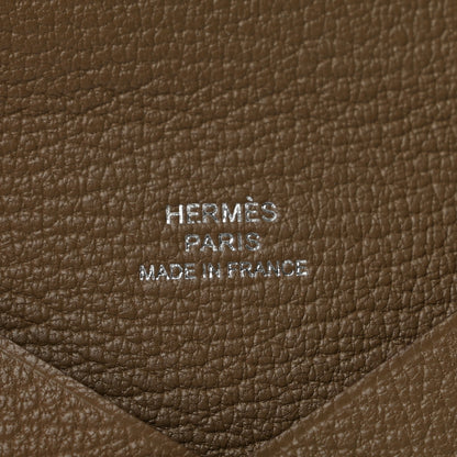 Hermes Chevre Mysore Calvi Card Case Etoupe 6 of 7