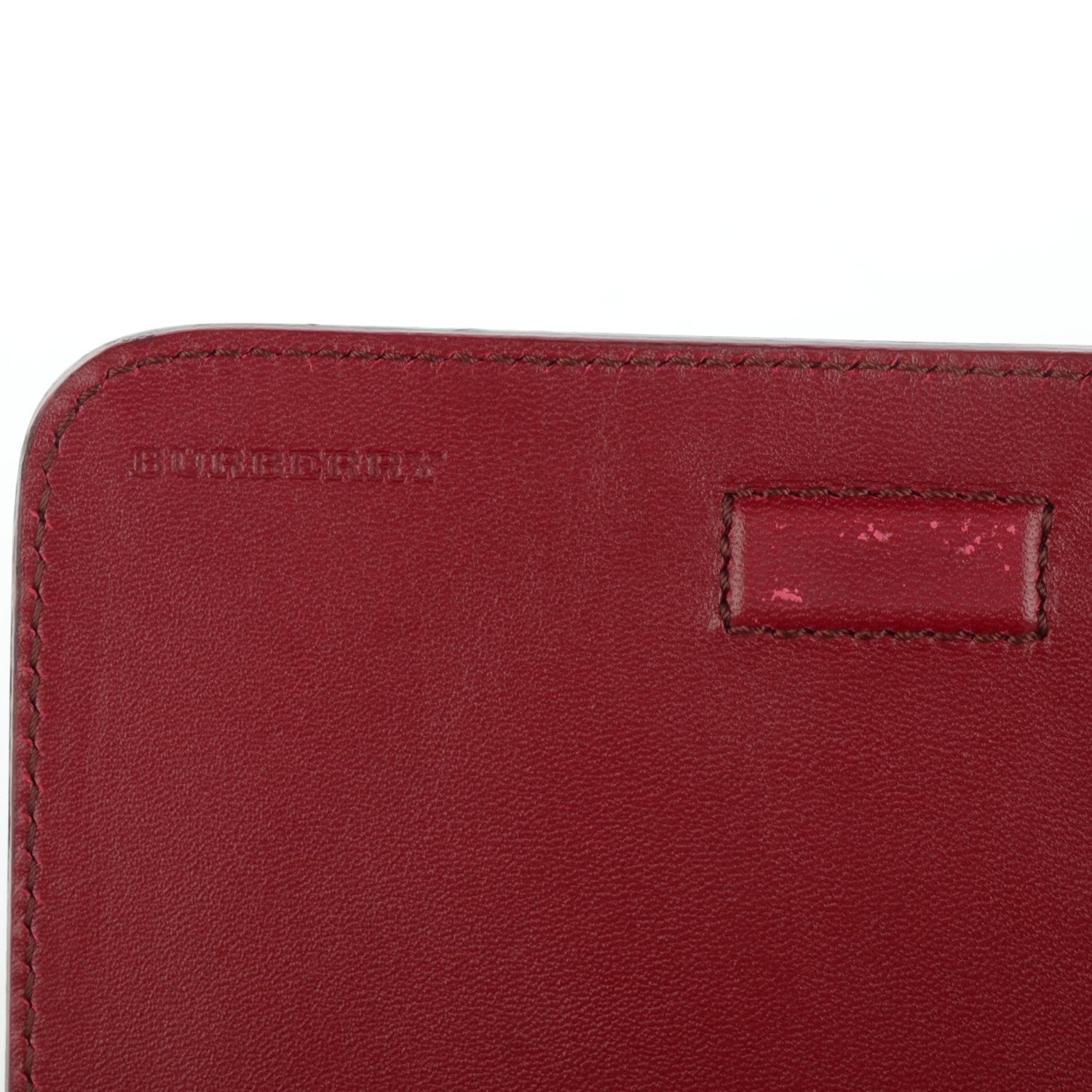 Burberry Patent London Crossbody Bag Alizarin Crimson 8 of 8