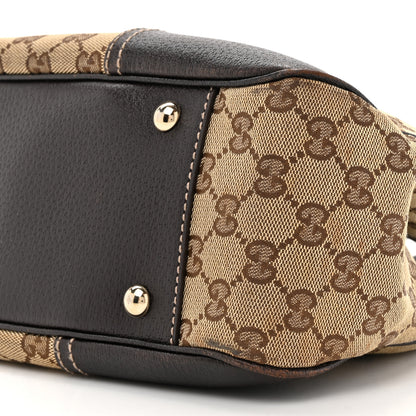 Gucci Monogram Medium Princy Tote Dark Brown 9 of 15