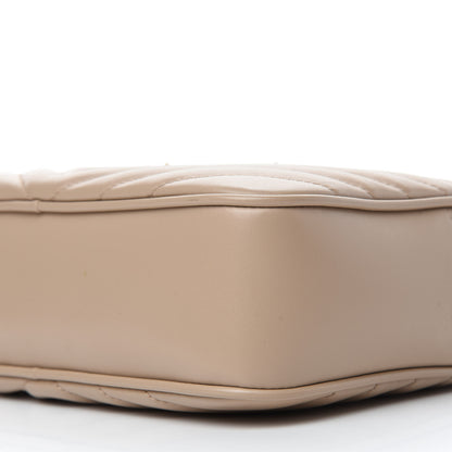Saint Laurent Calfskin Matelasse Monogram Lou Camera Bag Nude Powder 7 of 10