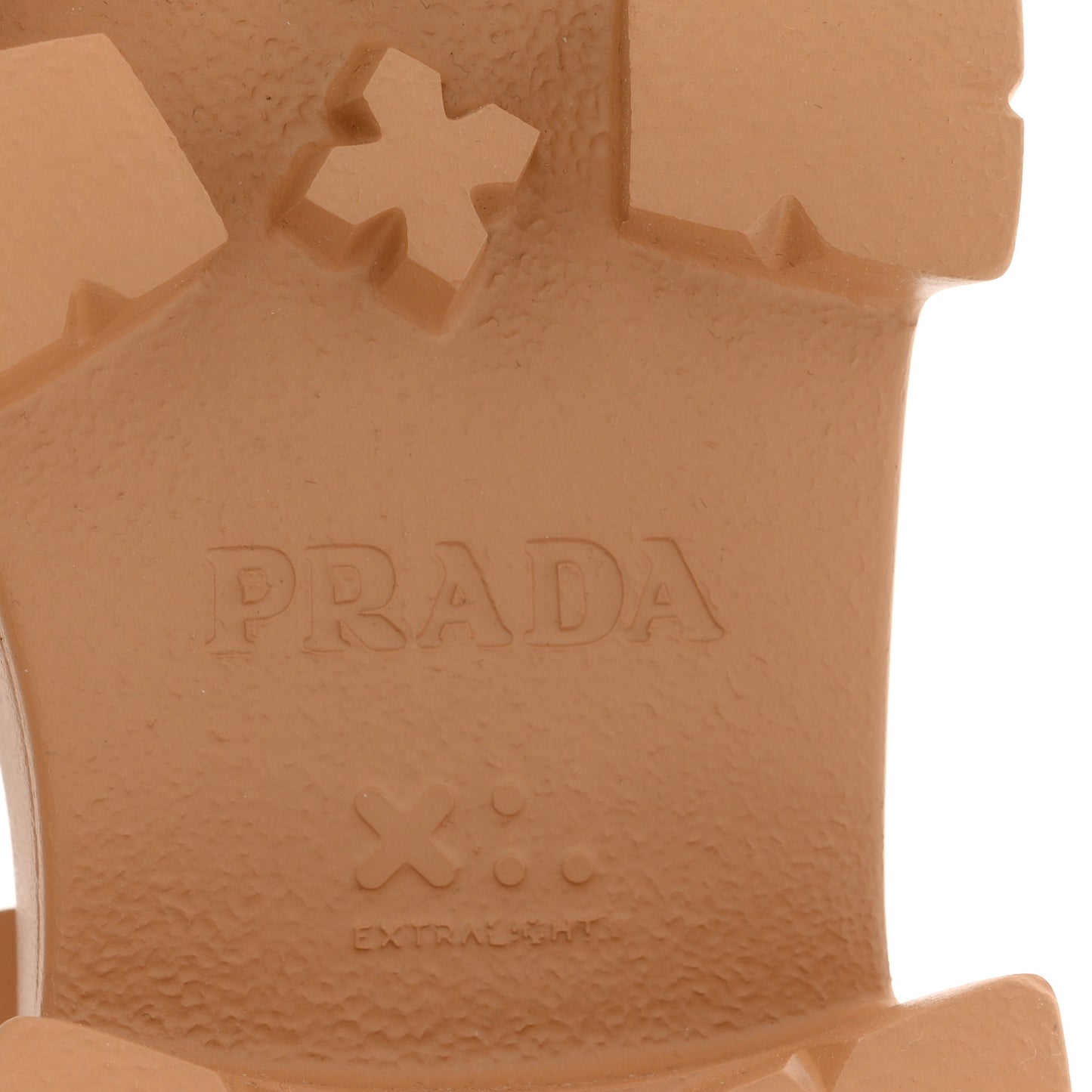 Foam Rubber Metal Triangle Logo Monolith 55mm Cage Sandals 38 Orzo