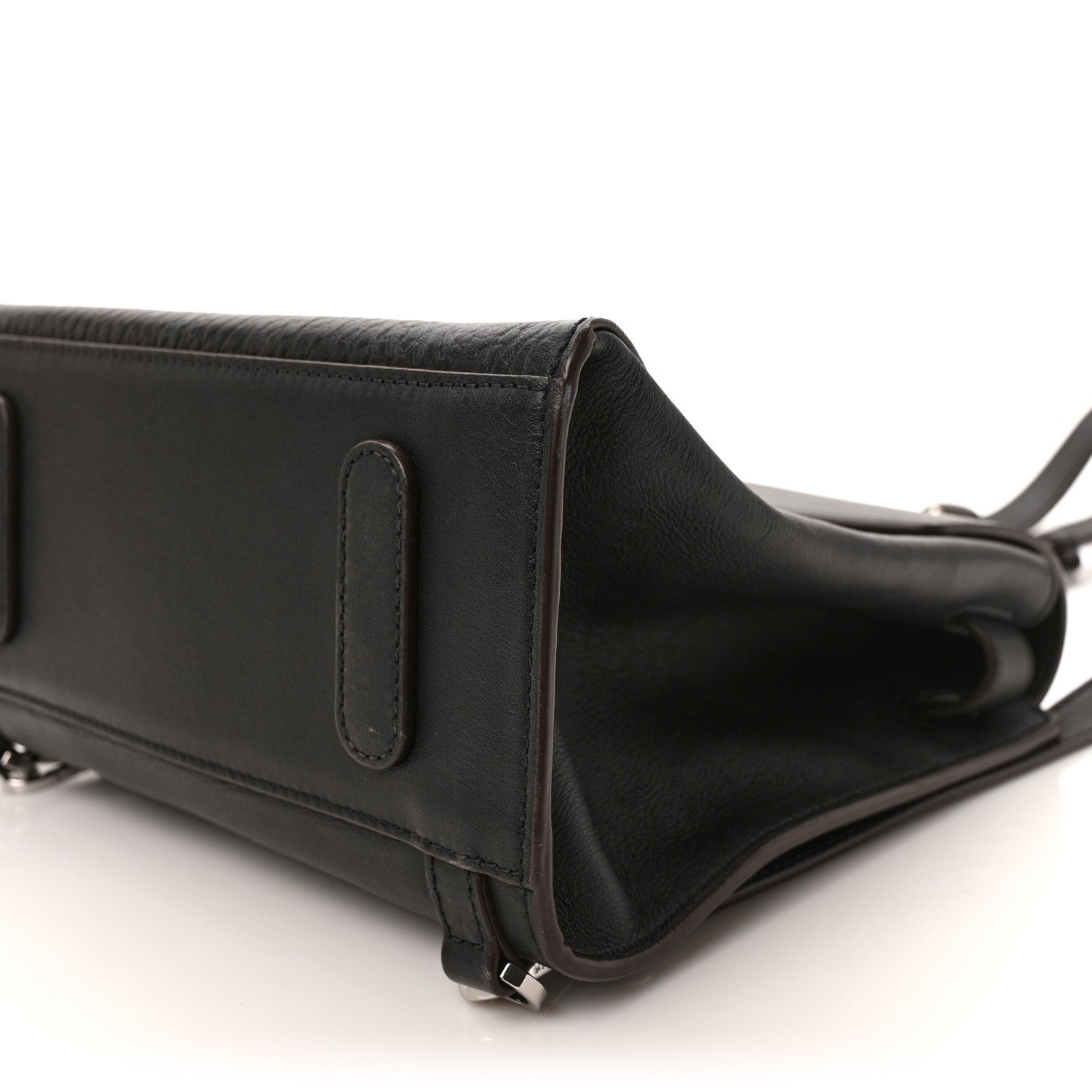 MCM Calfskin Ottoman Essential Visetos Small Backpack Black 8 of 8