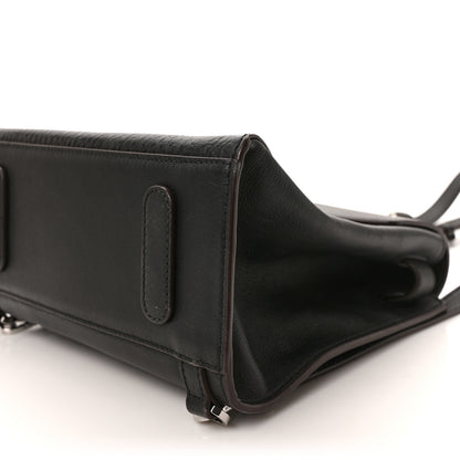 MCM Calfskin Ottoman Essential Visetos Small Backpack Black 8 of 8