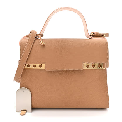 Delvaux Crispy Calfskin MM Tempete Satchel Vision 3 of 13