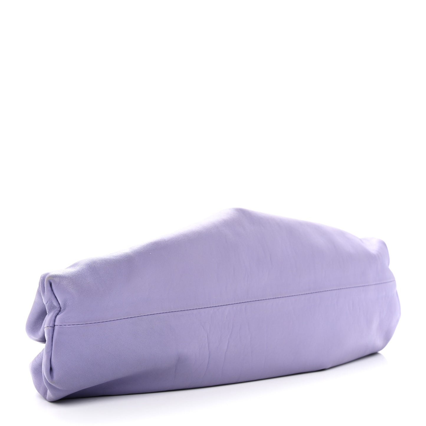 Smooth Butter Calf The Pouch Oversized Clutch Lavender