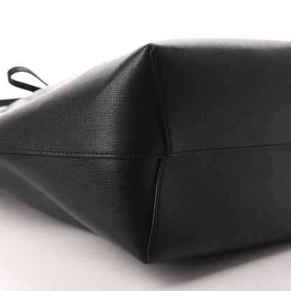 Mansur Gavriel Saffiano Bucket Bag Black Flamma 7 of 11