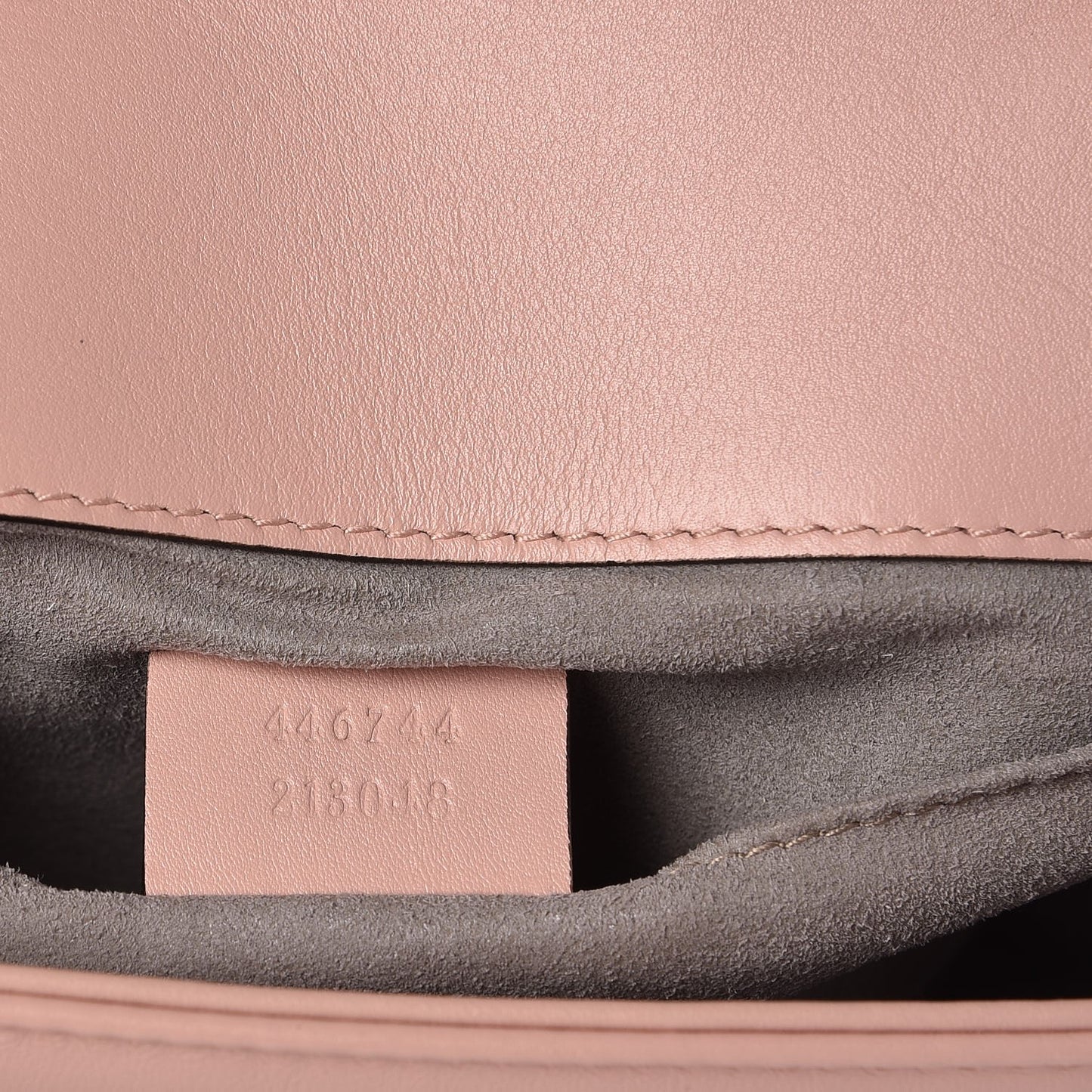 Calfskin Matelasse Mini GG Marmont Shoulder Bag Perfect Pink