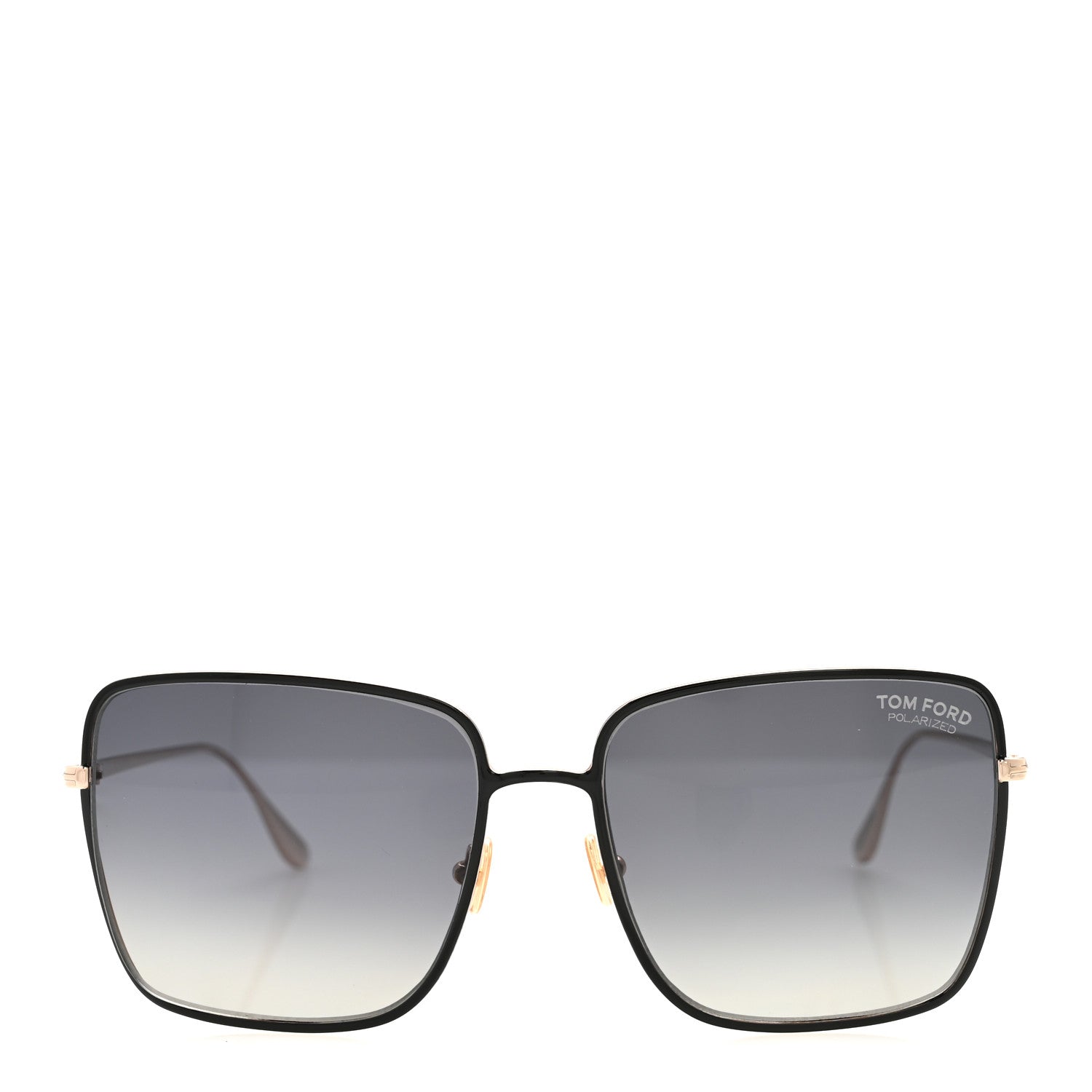 Tom Ford Acetate Polarized Heather Sunglasses TF739 Black 2 of 8
