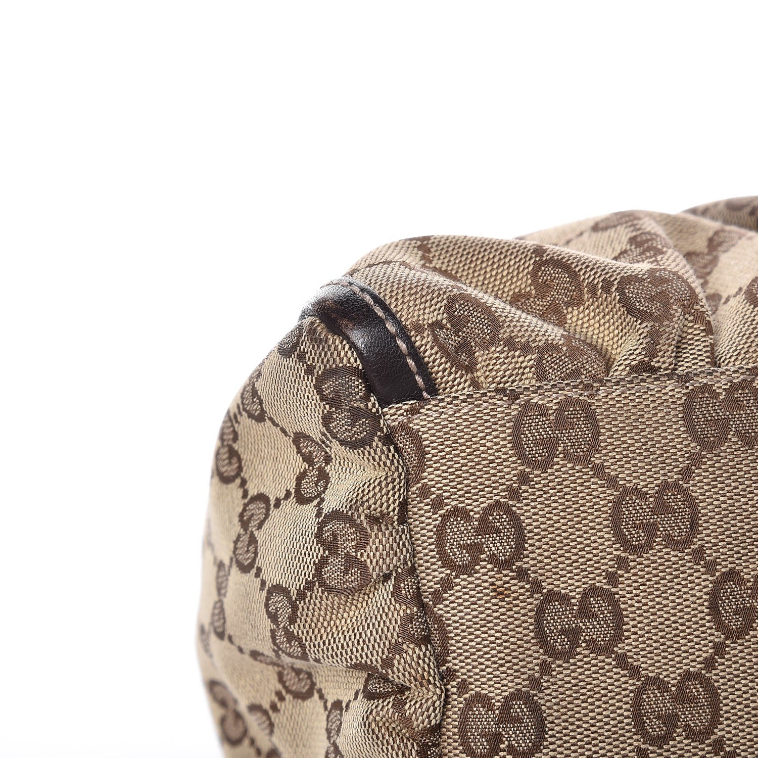 Gucci Monogram Medium D Gold Hobo Dark Brown 10 of 13