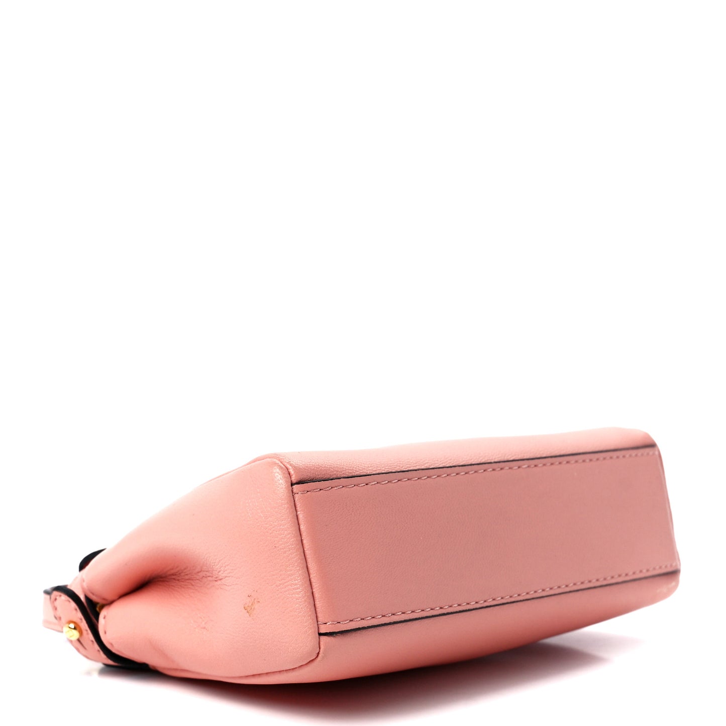 Shiny Nappa Micro Peekaboo Iconic Satchel Pink