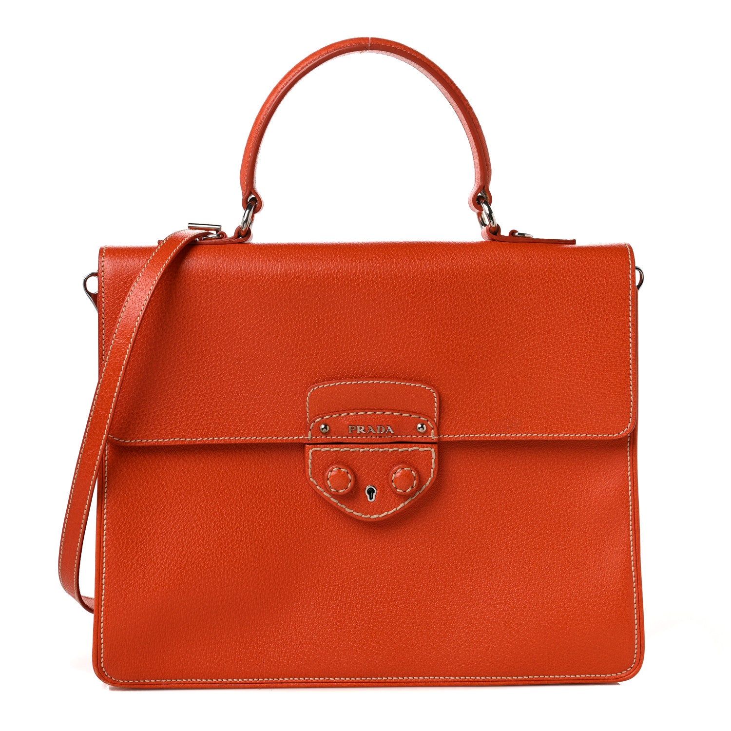 Prada Cinghiale Top Handle Bag Aragosta 1 of 9