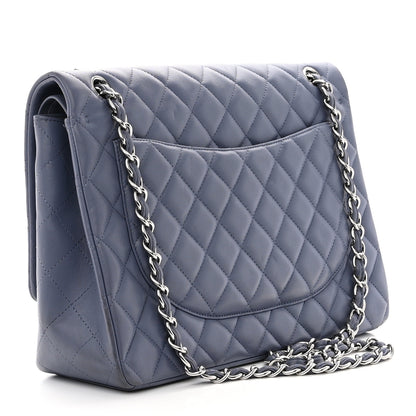 Chanel Lambskin Quilted Maxi Double Flap Light Purple 3 of 11