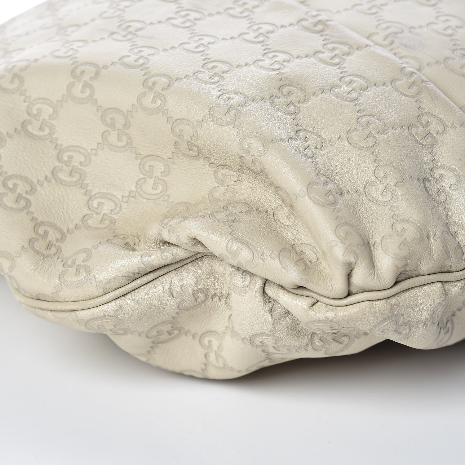 Gucci Guccissima Medium Hysteria Top Handle Bag Off White 8 of 19