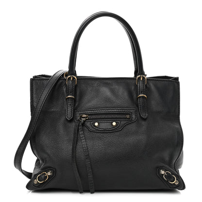 Balenciaga Calfskin Papier Mini A4 Tote Black 1 of 11