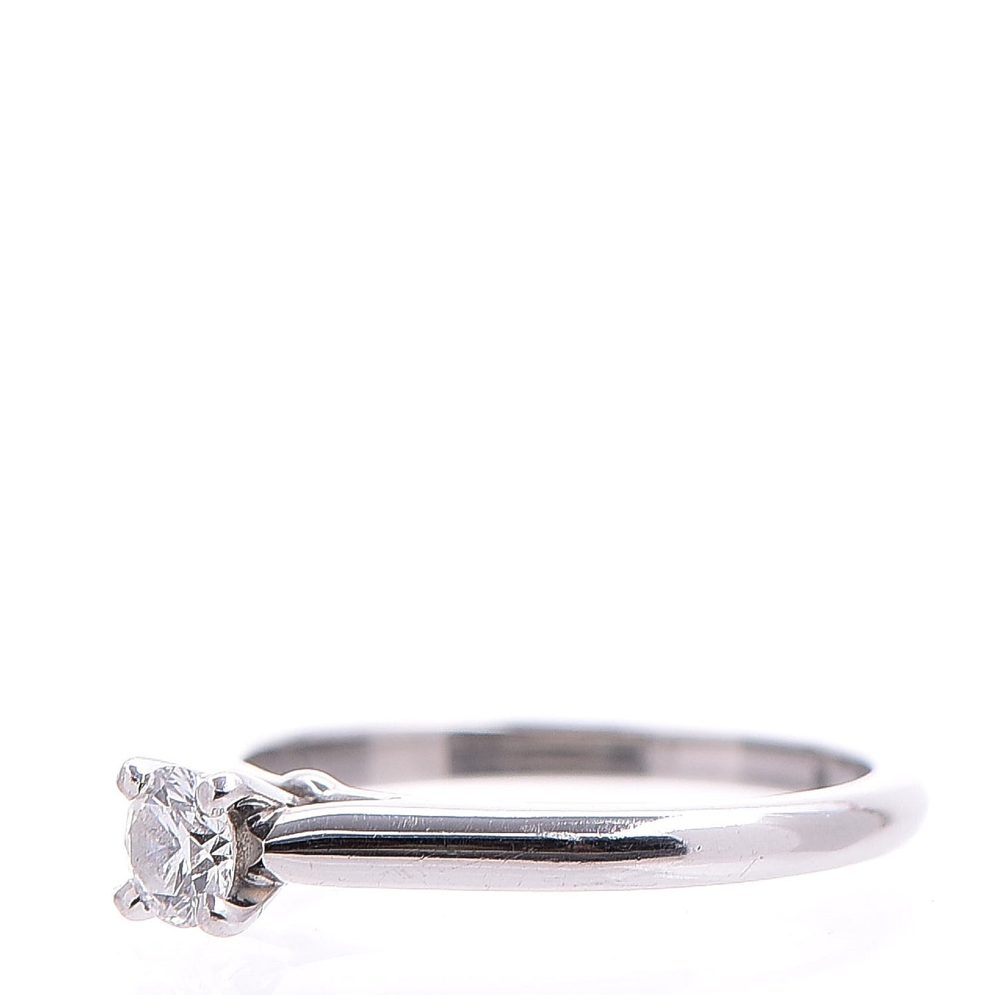 Platinum .22ct Diamond Solitaire Engagement Ring 48 4.5