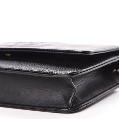 Chanel Caviar Timeless CC Wallet On Chain WOC Black 7 of 14