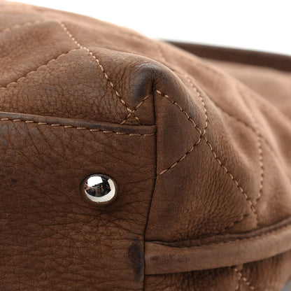 Chanel Nubuck Hobo Light Brown 12 of 13