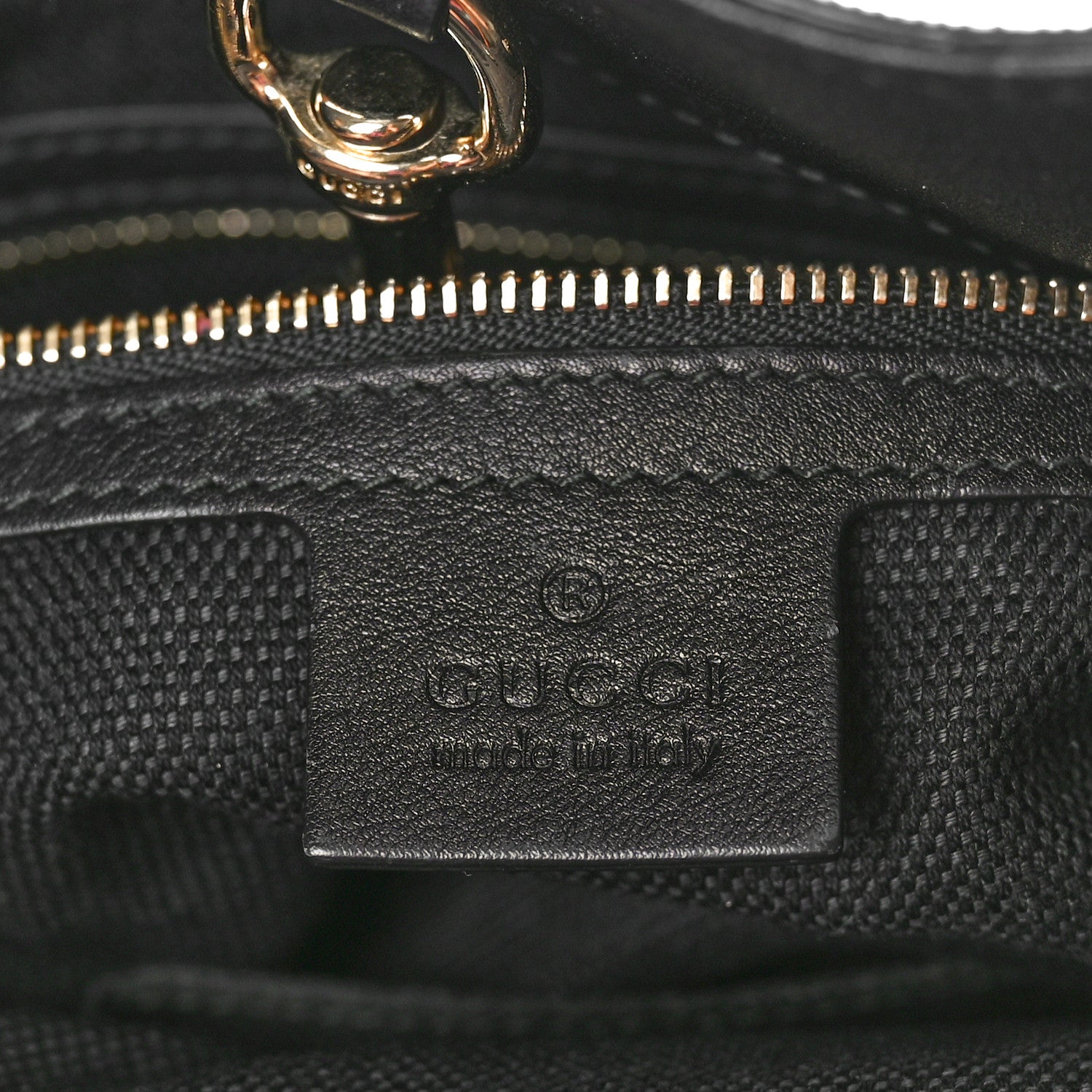Gucci Patent Medium Soho Chain Shoulder Bag Black 6 of 11