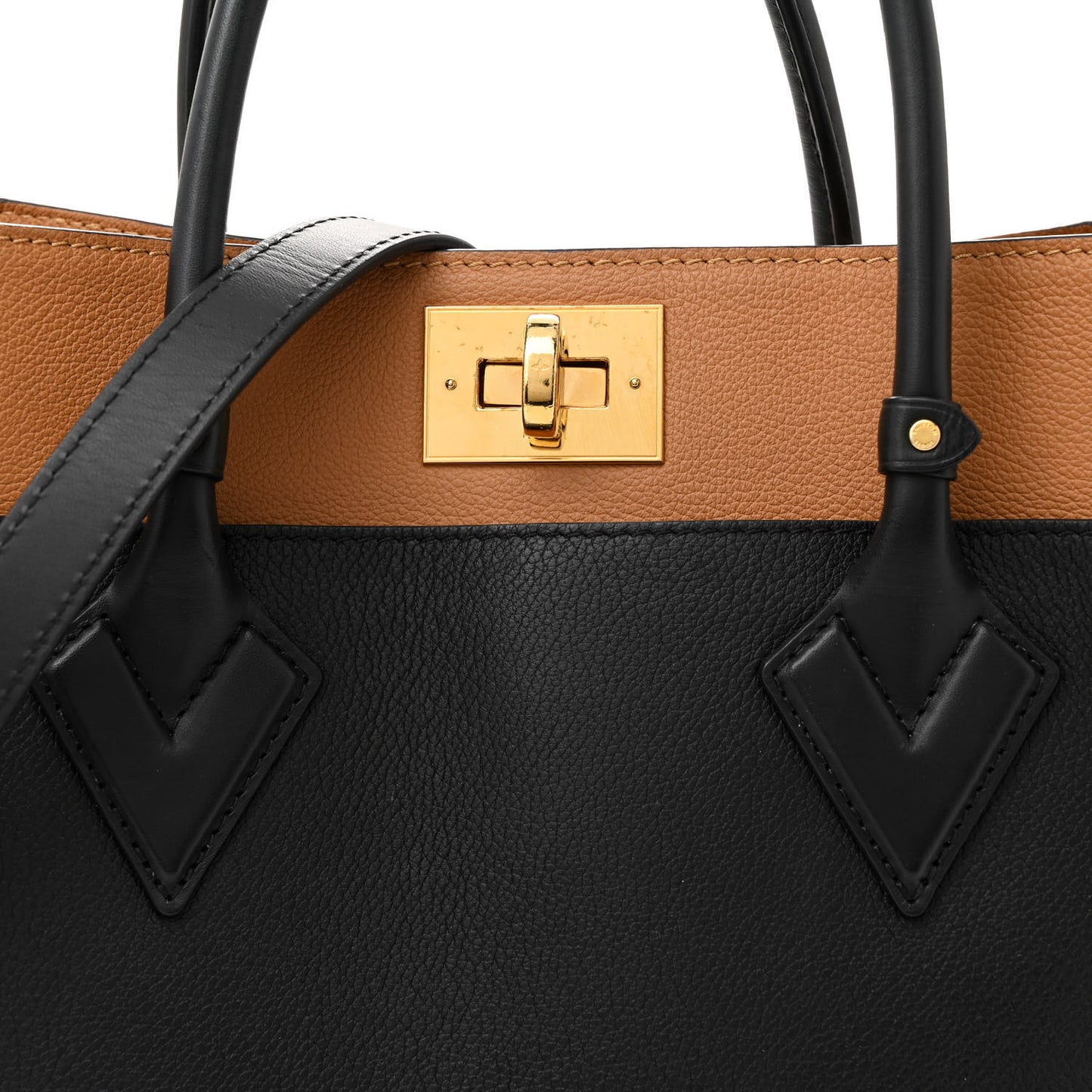 Calfskin Monogram On My Side Black