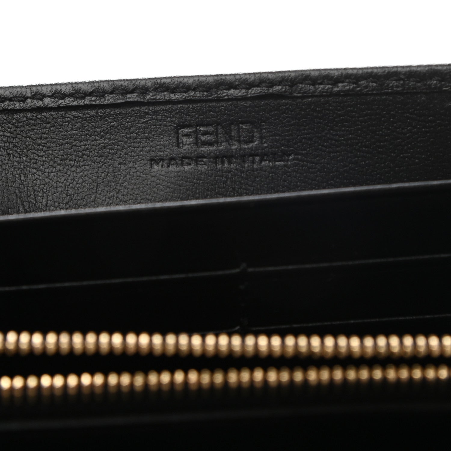 Fendi Nappa Matisse FF Embossed Continental Wallet Black 6 of 11