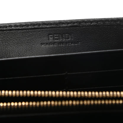 Fendi Nappa Matisse FF Embossed Continental Wallet Black 6 of 11