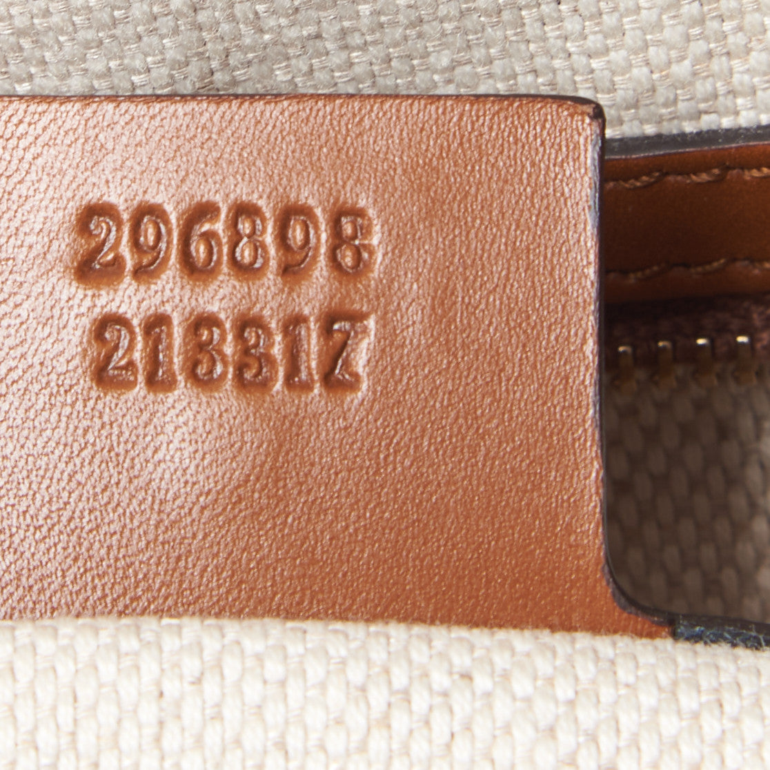 Gucci Monogram Small Brick Lane Boston Light Brown 9 of 9