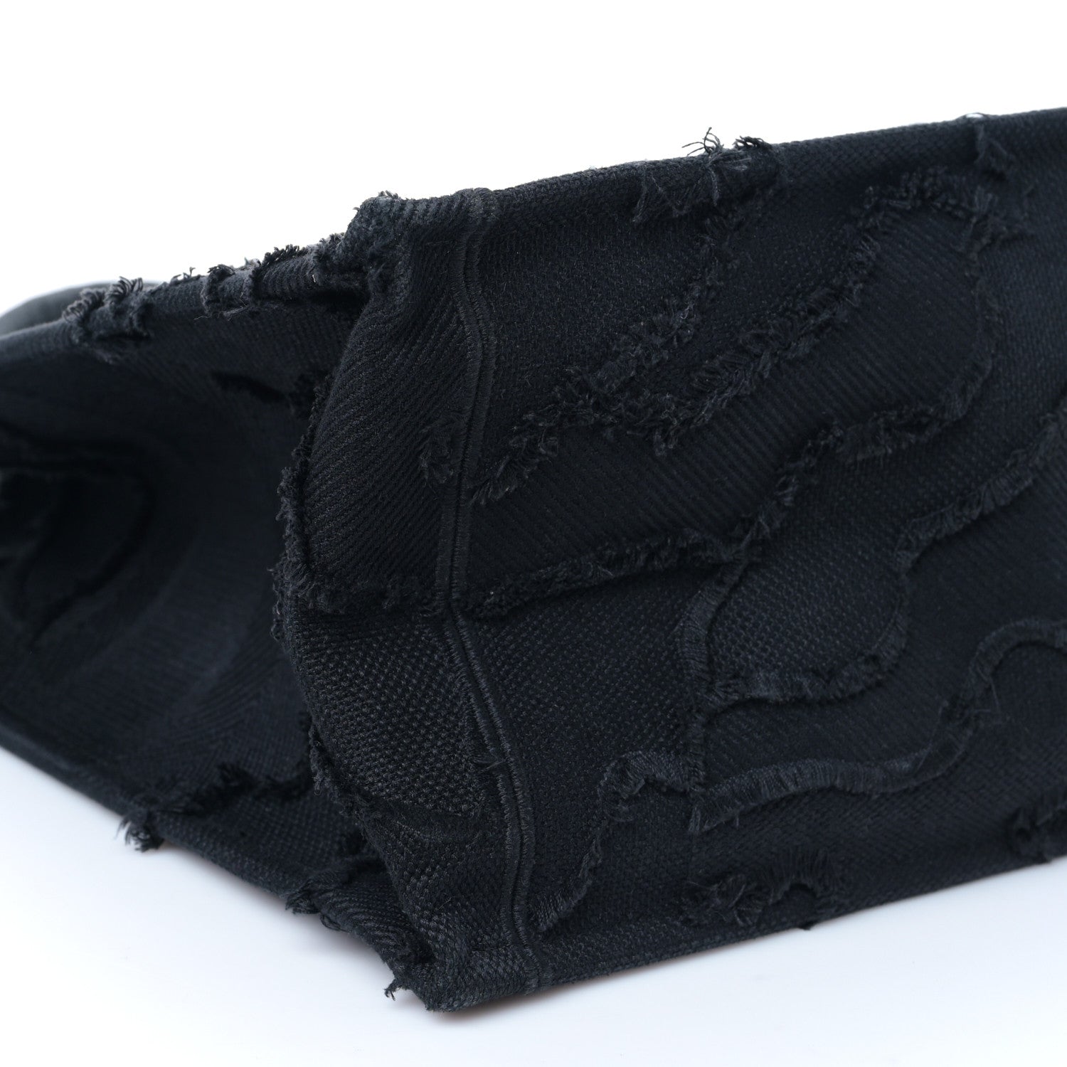Christian Dior Canvas Embroidered Camouflage Book Tote Blue 8 of 9