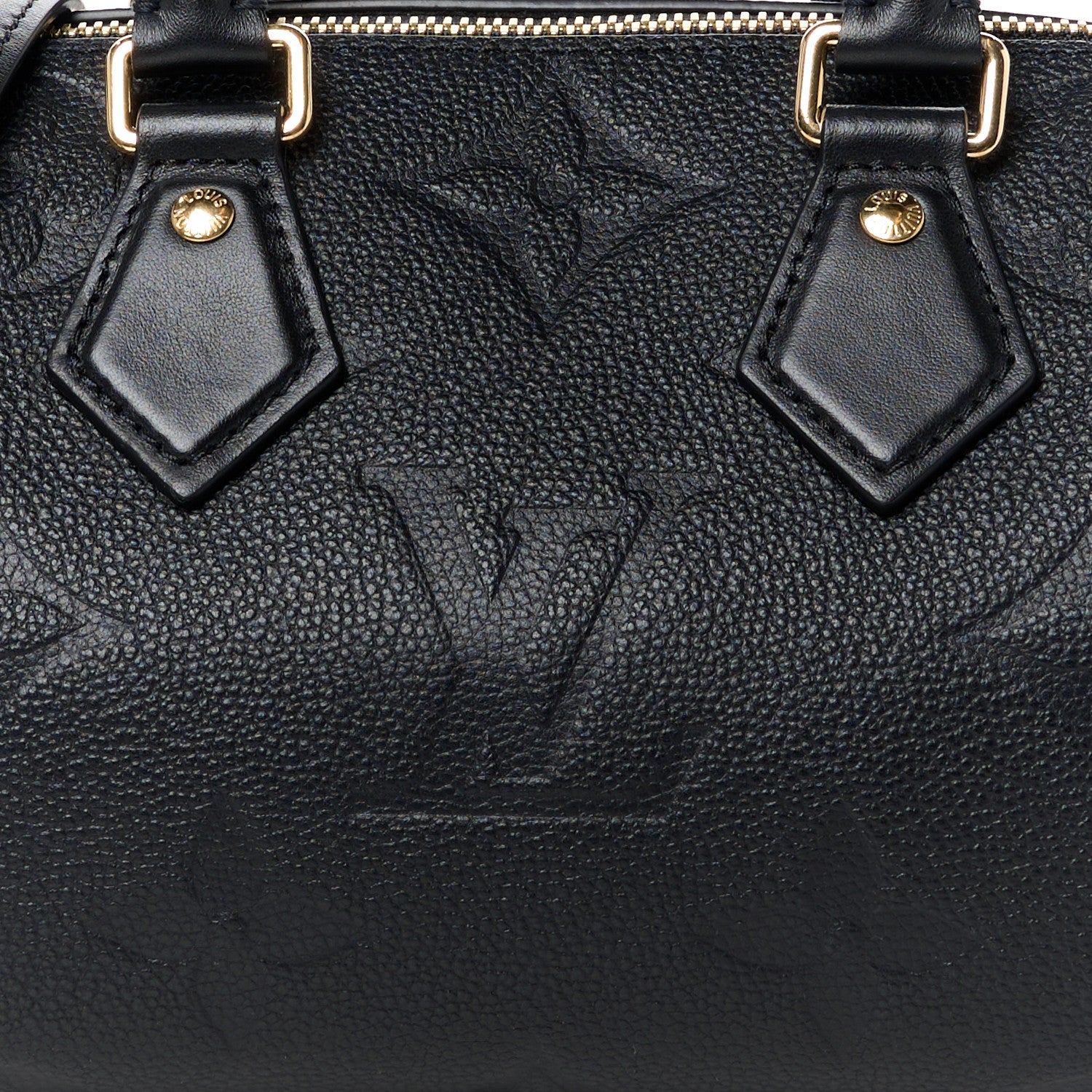 Louis Vuitton Empreinte Monogram Giant Speedy Bandouliere 20 Black 9 of 12