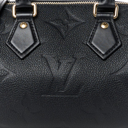 Louis Vuitton Empreinte Monogram Giant Speedy Bandouliere 20 Black 9 of 12