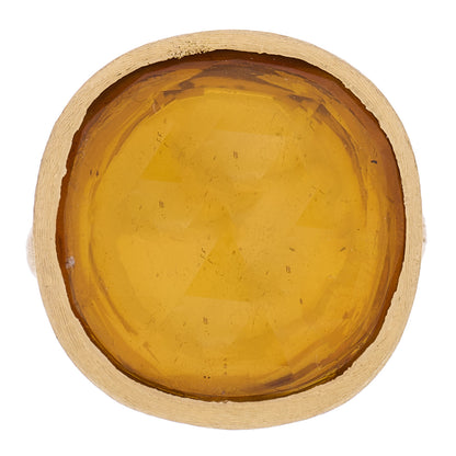 Marco Bicego 18K Yellow Gold Citrine Jaipur Stackable Ring 50 5.25 1 of 5